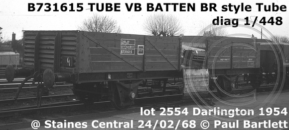 B731615 TUBE VB BATTEN @ Staines Central 68-02-24