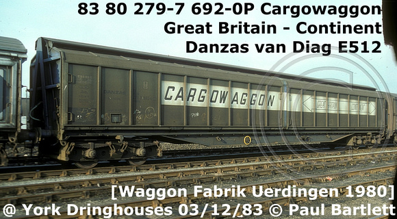 83 80 279-7 692-0P Cargowaggon
