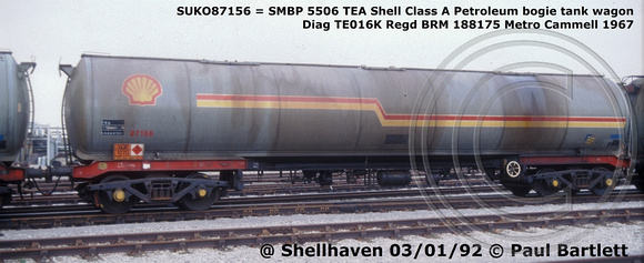SUKO87156 = SMBP 5506 TEA Shellhaven 92-01-03 © Paul Bartlett [2W