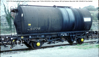 TRL51778 lagged tank @ Radstock Marcrofts C&W 82-04-10 � Paul Bartlett w