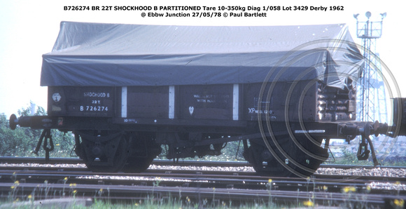 B726274 OUV SHOCKHOOD B @ Ebbw Junction 78-05-27 © Paul Bartlett W