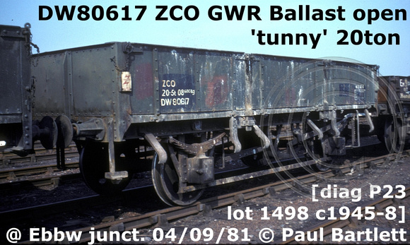 DW80617 ZCO Ballast 20t