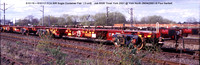 610116 + 610117 FCA 60ft Bogie Container Flat (2-unit) @ York North 2001-04-28 © Paul Bartlett w