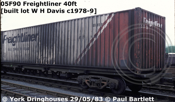 05F90 Freightliner 40ft