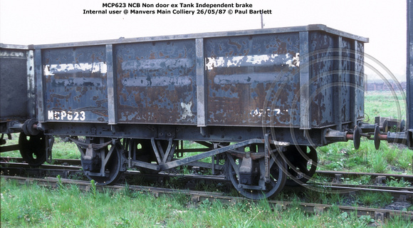 MCP623 Non door ex Tank Internal user @ Manvers Main Colliery 87-05-26 © Paul Bartlett w