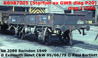 BR GWR Starfish 10t ballast open ZAO