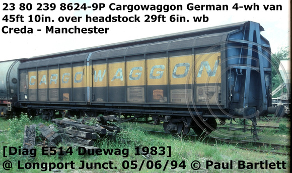 23 80 239 8624-9P Cargowaggon