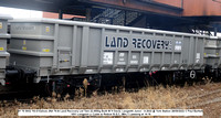 81 70 5932 703-8 Ealnos JNA 79.6t Land Recovery Ltd Tare 22.000kg Built W H Davis, Langwith Junct. -.9.2022 @ York Station 2022-09-28 © Paul Bartlett [3w]