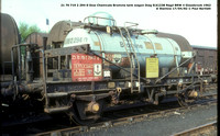 Dow Chemicals Bromine tank wagon - ferry registered