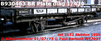 BR Plate wagons - revenue and departmental SPV ZXV ZYW RRV ZSR ZOV ZVV ZRV ZEB
