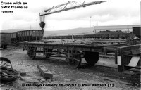 1 Crane Onllwyn Colliery 92-07-18 © P Bartlett [4w]