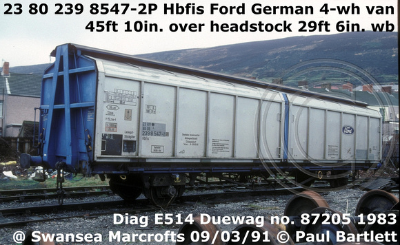 23 80 239 8547-2P Hbfis Ford