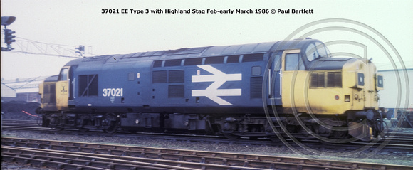 37021 EE Type 3  Feb-early March 1986 © Paul Bartlett w