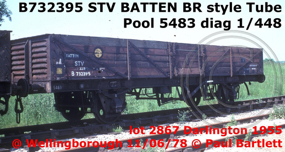 B732395 STV BATTEN @ Wellingborough 78-06-11