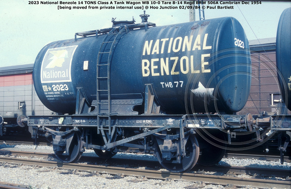 2023 National Benzole @ Hoo Junction 84-09-02 © Paul Bartlett [1W]
