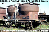 BR Prestwin dry powder wagon diagrams 1/274 & 1/277 CQV