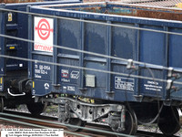 81 70 5500 522-4 JNA Ealnos Ermewa Bogie box open [Des code JN063C Built Astra Rail Romania 2019] @ York Holgate Sidings 2024-09-26 © Paul Bartlett [2w]