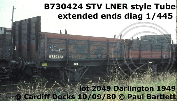 B730424 STV extended ends @ Cardiff Docks 80=09-10