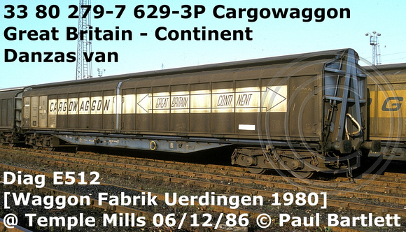 33 80 279-7 629-3P Cargowaggon