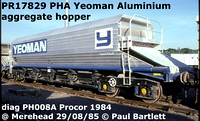 Foster Yeoman PR17801 - 36 bogie Aluminium aggregate PHA