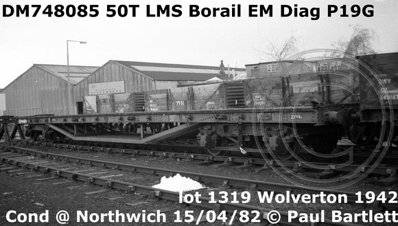 DM748085 LMS Borail Cond at Northwich 82-04-15