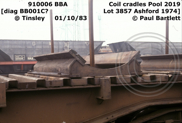 910006 BBA Coil cradle at Tinsley 83010-01