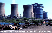 Ravenscraig BSC steel works 1990-07-24