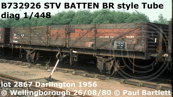 B732926 STV BATTEN @ Wellingborough MY 80-08-26