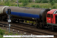 VTG88073 TEA 77.10t Petroleum Tank tare 24-900kg [Diag TE041B Marcrofts c2001] @ York Avoid line 2022 06-17 © Paul Bartlett [1w]