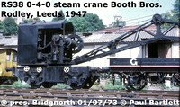 RS38 0-4-0 2.5T steam crane @ SVR Bridgnorth 73-07-01