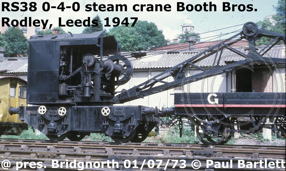 RS38 0-4-0 2.5T steam crane @ SVR Bridgnorth 73-07-01