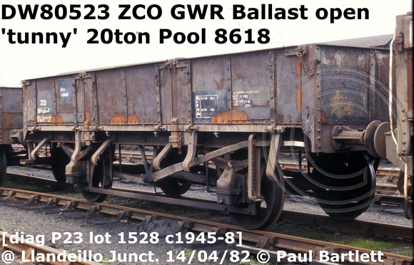 DW80523 ZCO Ballast 20t