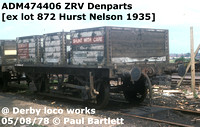 ADM474406 ZRV Denparts at Derby Loco Works 78-08-05