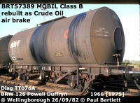 BRT Mobil 45T GLW Crude oil bitumen AB tank wagons TTA 57389 - 57437