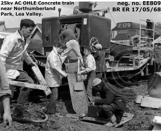 OHLE Concrete train