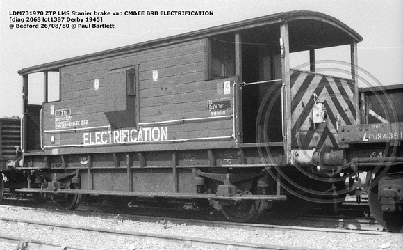LDM731970 ZTP ELECTRIFICATION @ Bedford 80-08-26 © Paul Bartlett W