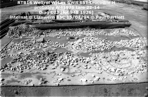 RTB14 (W41975) Weltrol WH Crocodile H internal @ Llanwern BSC 94-04-15 [10]