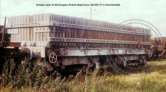 8 bogie open @ Workington BSC 77-09-06 © Paul Bartlett w