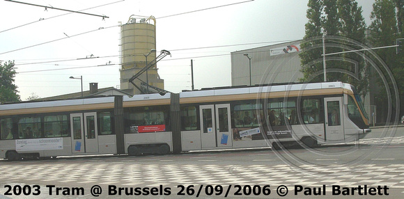 2003 Tram @ Brussels 2006-09-26