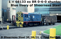 1 = 08133 at Sheerness Steel 91-06-30 [3]