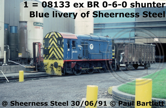 1 = 08133 at Sheerness Steel 91-06-30 [3]
