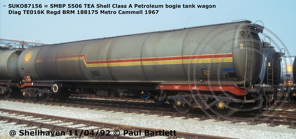 SUKO87156 = SMBP 5506 TEA Shellhaven 92-04-11 © Paul Bartlett [W]