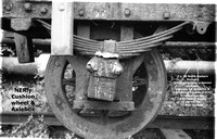 7 NER dropside ballast cushion wheel @ Falmouth Docks 88-10-16 © Paul Bartlett [4w]