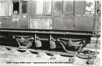 3380 bogie GWR coach - departmental © Paul Bartlett Collection [02w]