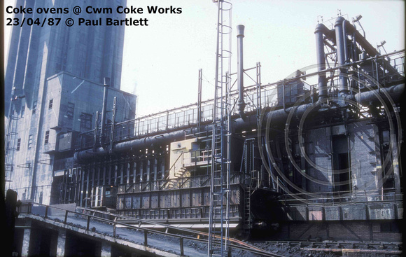 Ovens Cwm Coke Works 87-04-23 © Paul Bartlett [4]