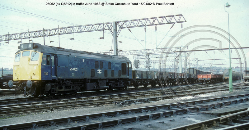 Paul Bartlett's Photographs | Class 24 & 25 BR Sulzer type 2 diesels,