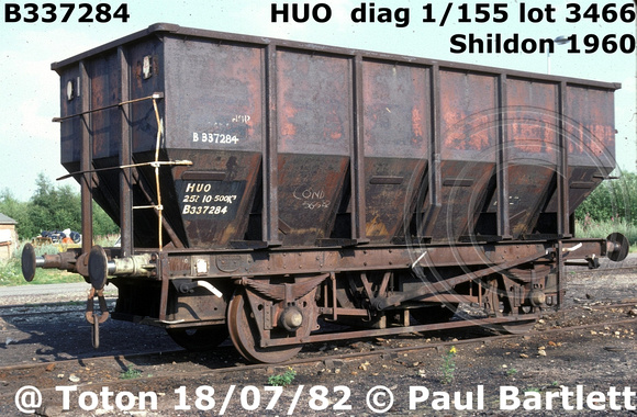 Paul Bartlett's Photographs | BR Mineral Hopper wagons